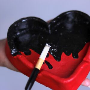 Cenicero corazón