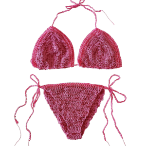 Bikini Crochet rosa